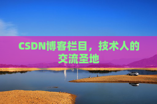 CSDN博客栏目，技术人的交流圣地